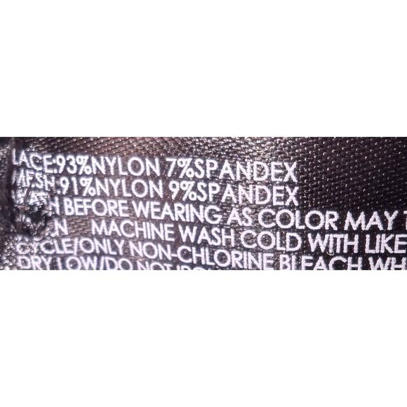 Torrid Lightly Lined Lace Bralette Size 4X Black Pink Floral - Picture 4 of 5